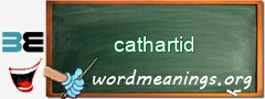 WordMeaning blackboard for cathartid